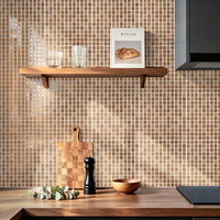 Nouveautés Vivid Tiles : autocollants muraux en mosaïque géométrique auto-adhésifs en plastique pour cuisine et salon