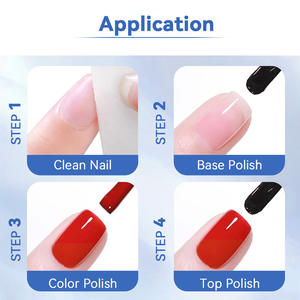 Top con Base opaca liscia come seta ad asciugatura rapida e rispettosa dell'ambiente 2-in-1 a lunga durata a LED impermeabile 30s UV 2min per la cura delle unghie - Product Image 5