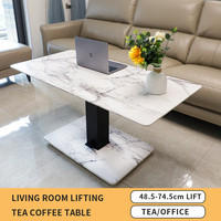 Table basse moderne Ada Furniture, réglable en hauteur avec vérin à gaz, grande taille, pour salon