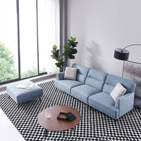 Ensemble de canapés en tissu de style européen et modulaire pour la maison et l'hôtel Caractéristiques uniques du lit en bois pour le salon et les appartements