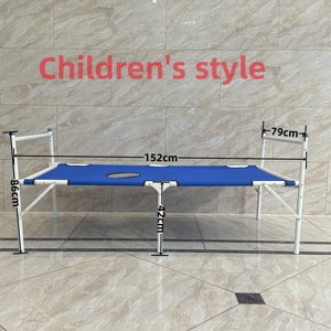 Lit médical pliable en tissu Oxford double imperméable, directement de l'usine, lit de traitement pour adultes, lit d'hôpital <span class=keywords><strong>militaire</strong></span> pour la choléra et la peste - Product Image 3