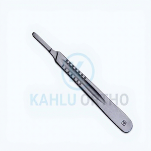 10 poignées de scalpel n°3/n°4/n°7 en acier inoxydable pour instruments chirurgicaux par KAHLU ORTHOPEDIC - Product Image 1