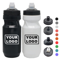 Bouteille d'eau de sport SL Custom 20 OZ sans BPA en plastique pour vélo, avec système de compression, multi-usages pour la course à pied et le cyclisme