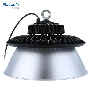 Lampu Teluk Tinggi LED UFO 100W 200W 250W Harga Langsung dari Pabrik untuk Gudang Mall Garasi Pencahayaan Bengkel