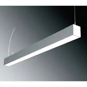 شريط إضاءة LED معلق مقاس 65×35 ملم و5035B مظهر جانبي مسار تعليق سطح تركيب من الألومنيوم للعمل الإضاءة الخيطية للمكتب