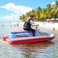 Jet ski électrique gonflable pour 1 à 2 passagers, jet ski gonflable en PVC personnalisé pour parc aquatique