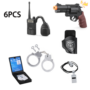 Disfraz <span class=keywords><strong>de</strong></span> Policía para Niños, Disfraz <span class=keywords><strong>de</strong></span> Oficial <span class=keywords><strong>de</strong></span> Policía para Halloween, Juego <span class=keywords><strong>de</strong></span> Roles para Niños y Niñas, Disfraz con Accesorios <span class=keywords><strong>de</strong></span> Policía - Product Image 4