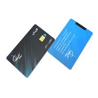 RFID Contact Chip 4442 Wasserdichte Kunststoff-Magnet karte Benutzer definierte Druck-PVC-Karte