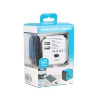 Adaptateur secteur de voyage dans le monde entier EU/US/UK/AU avec USB