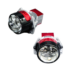 เลนส์โปรเจคเตอร์ไฟหน้า LED 79x144 มม. แบบลำแสงคู่ สำหรับดัดแปลงรถยนต์ อัพเกรด ใช้ได้กับรถยนต์ทั่วไป 12V - Product Image 2
