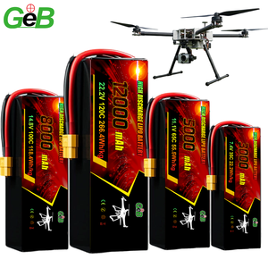 드론 배터리 1300/6000/6500/8000/5200/<span class=keywords><strong>5000mAh</strong></span> <span class=keywords><strong>6S</strong></span> 100C 고출력 리포 배터리 공장 직판 드론 FPV 항공기 모델용 - Product Image 1