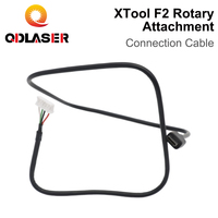 Cable de Conexión Original QDLASER, Piezas de Repuesto para la Máquina de Grabado Láser con Accesorio Rotatorio XTool F2