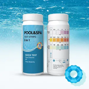 Fast Rapid Show Easy Operate Swimming Pool Water PH Chlorine Bromine Test Strip 3in1