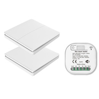 Module de relais intelligent Wi-Fi auto-alimenté 1 ou 2 voies pour contrôle d'éclairage, projets B2B OEM ODM pour la maison et le bureau