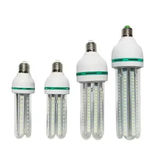 ZRACO lâmpada de venda quente E27 B22 E14 3w 5w 7w 9w 12w 16w 20w 24w 32w 40w 50w luz economizadora de energia SMD lâmpada de milho CFL em forma de U.