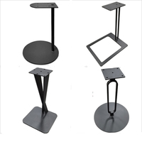 Pieds de table en métal moderne, fonte, acier inoxydable, pour table basse, table à manger