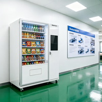 Distributeurs automatiques de boissons en métal avec écran tactile et options de paiement multiples pour les aires de jeux intérieures - iMakeTech Garantie 1 an