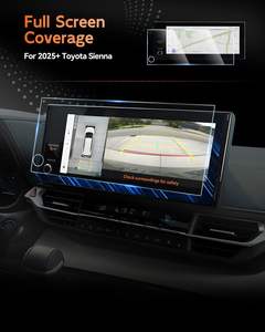 Protector de Pantalla para <span class=keywords><strong>Toyota</strong></span> <span class=keywords><strong>Sienna</strong></span> 2025 2026, 12.3 Pulgadas, Vidrio Templado 9H HD, Accesorios para Pantalla Táctil - Product Image 4