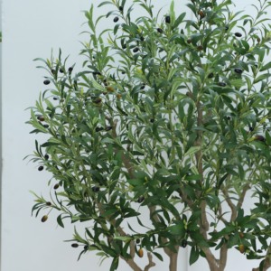 Plástico <span class=keywords><strong>Big</strong></span> <span class=keywords><strong>Pot</strong></span> Plantas 240cm <span class=keywords><strong>Artificial</strong></span> Olive Leaf Tree para decoração <span class=keywords><strong>Home</strong></span> Indoor Outdoor - Product Image 3
