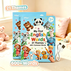หนังสือเสียง<span class=keywords><strong>ภาษา</strong></span>อังกฤษแบบชาร์จได้ หนังสือเรียนรู้สำหรับเด็กเล็กแบบมอนเตสซอรี่ ของเล่นหนังสือพูดได้สำหรับเด็ก สำหรับเด็กเรียนรู้ - Product Image 1