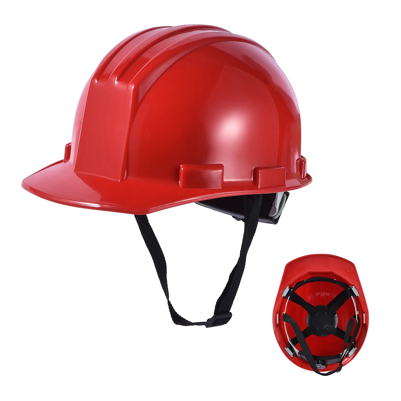 YS-ND007 HDPE personnalisé 4 points casque de sécurité pour minage avec CE Delta chapeaux de sécurité Styles casque de sécurité