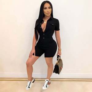 ชุดผู้หญิงไซส์พิเศษชุดฤดูร้อนชุดแซทสูท2025ชุดสีพื้นลำลอง - Product Image 2