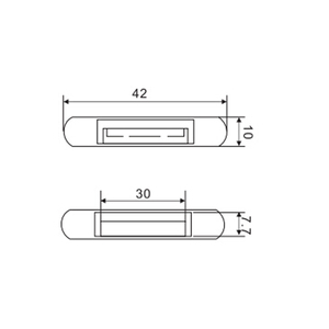 ฝาครอบรางน้ำสำหรับหน้าต่างบานเปิดแบบอเมริกัน วัสดุ UPVC และ ABS - Product Image 2