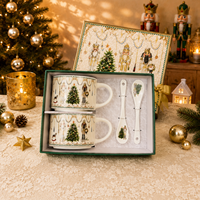 Mug à café Scène Casse-Noisette en Résine+ABS+PC pour Noël, Décoration de Table de Fêtes, Artisanat, Vente en Gros Usine