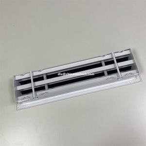 Hvac Air Vents Cover <span class=keywords><strong>Plenum</strong></span> Box diffusore lineare a fessura continua con nucleo rimovibile - Product Image 4