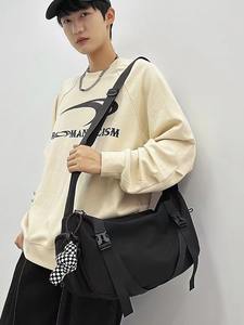 Bolso Bandolera al por Mayor, Marca de Moda Masculina, Estilo Japonés, Gran Capacidad, Nuevo Bolso de Herramientas, Bolso de Hombro Casual Simple para Mujer - Product Image 4