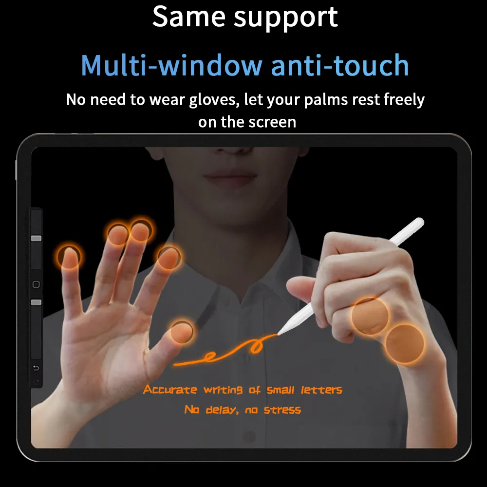 Multi-Funktion magnetische Aufladung Neigungssensor Handflächenabweisung touch aktiver Stylus-Stift für Handy und Tablet