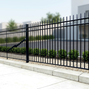 Clôture <span class=keywords><strong>tubulaire</strong></span> en acier galvanisé économique avec finition antirouille pour jardins, balcons et maisons - Conception 3D personnalisable - Product Image 2