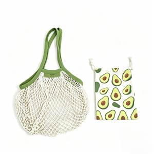Wholesale 16inch Cotton Mesh Shopping Bags Reusable <b>Vegetable</b> Mesh Tote Bags Durable Travel Beach <b>Storage</b> Bags For Fruit - Product Image 3