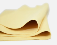 Chiffon en cuir de chamois absorbant réutilisable pour sécher les miroirs en verre à l'intérieur et à l'extérieur, chiffon de nettoyage de voiture 50*60 cm