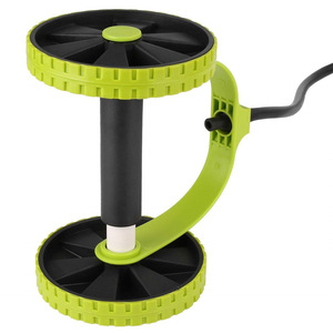 Équipement de gymnastique à domicile Double <span class=keywords><strong>Roue</strong></span> Entraîneur musculaire abdominal Exercice Dispositif de rallye multifonctionnel <span class=keywords><strong>Roue</strong></span> AB - Product Image 5
