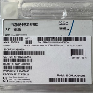 SSDPF2KX960HZN1 새 960GB SSD D5-P5530 U.2 정품 및 새제품 SSDPF2KX960HZN1 시리즈 DC NVME 솔리드 스테이트 드라이브 - Product Image 1