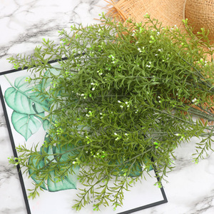 Artificial Murraya Paniculata Foliage Dark Green <b>Light</b> Green High Simulation <b>Leaves</b> Indoor Wedding Home Decor - Product Image 2