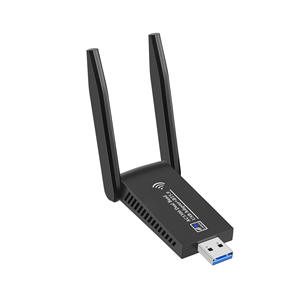 <span class=keywords><strong>Carte</strong></span> réseau sans fil double bande 1300M Blue-tooth 5.0 2-in-1 Driver Free Computer Blue-tooth WiFi Receiver Transmitter - Product Image 1