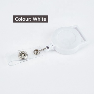 25mm Longe Rétractable Badge Bobine avec Vinyle En Plastique ID Sangle <span class=keywords><strong>Yoyo</strong></span> Cou Corde Porte-Badge Clip En Gros - Product Image 2