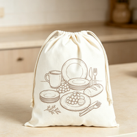 Pochette en toile souple et écologique, grande, pliable, avec cordon de serrage, personnalisable pour bijouterie, magasin de cosmétiques, hôtel, articles de toilette, cadeau