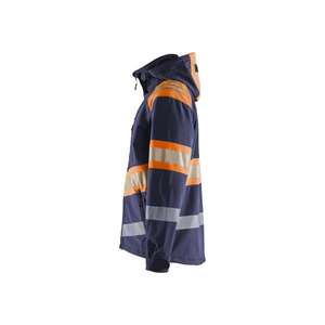BLAKLADER - 449425138953XL <b>Hi</b>-<b>Vis</b> Softshell <b>jacket</b> Navy blue/<b>Orange</b> - EAN 7330509882108 <b>HI</b>-<b>VIS</b> WORKWEAR - Product Image 4