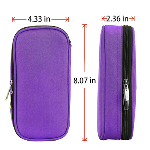 Píldora de <span class=keywords><strong>insulina</strong></span> portátil y bolsa de hielo refrigerada para alimentos Estuche de viaje Organizador de aislamiento térmico Enfriador médico para diabéticos - Product Image 6