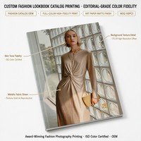 Impresión de Catálogos de Moda Personalizados, Tapa Blanda, Impresión Offset a Todo Color, Papel de Arte, Bajo MOQ, OEM, Revista, Guangdong, China