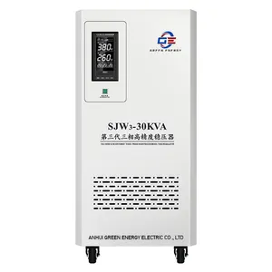 Servo Type 10kva 20kva 30kva 100kva svc Servo Motor 3 Three Phase Automatic Voltage Regulators Stabilizers For Home Water Pump