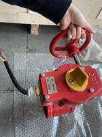 Vanne papillon rainurée en fonte ductile de 2,5 pouces avec interrupteur de signal pour système d'extinction d'incendie, approuvée UL FM