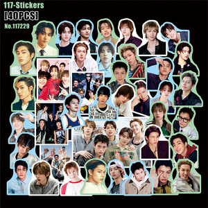 Pegatinas Kpop de 40 Hojas/Paquete Cortis Lngshit SANTOS BRAVOS, Calcomanías Coreanas Pop, Adhesivos Impermeables para Tazas, Fundas de Teléfono, Decoración DIY para Fans - Product Image 4