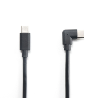 Câble de transfert de données USB C personnalisé, mâle droit vers mâle coudé, câbles personnalisés
