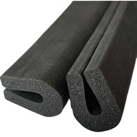 Bandes d'étanchéité en caoutchouc mousse EPDM pratiques et résistantes à l'ozone joint en caoutchouc éponge en forme de U