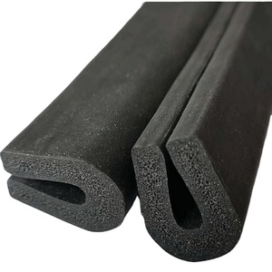แผ่นซีลยางฟองน้ำรูปตัวยูแผ่นยางฟองน้ำ EPDM ทนทานต่อโอโซนได้ดีเยี่ยม - Product Image 1