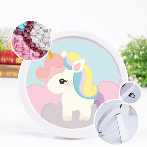 Great material toy educational hard-working unicorn style diamond painting canvas art